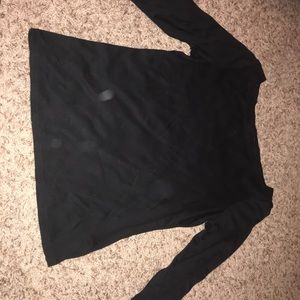 Black long sleeve shirt